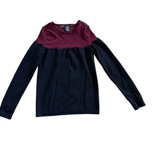 Wolford Contrast Mesh Stretch Top Sz XS